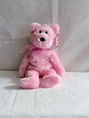 Ty Mother’s Day Bear - Soft Pink Teddy with Ribbon
